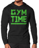 148. Gym Time Lightweight Long Sleeve Hooded T-shirt for Men
