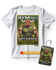 Bull Recover Fully Gym Funny Workout T-Shirt for Men with Air Freshner Gift Set