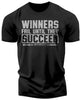 116. Winners Fail Funny Motivational Workout Gym T-Shirt for Men