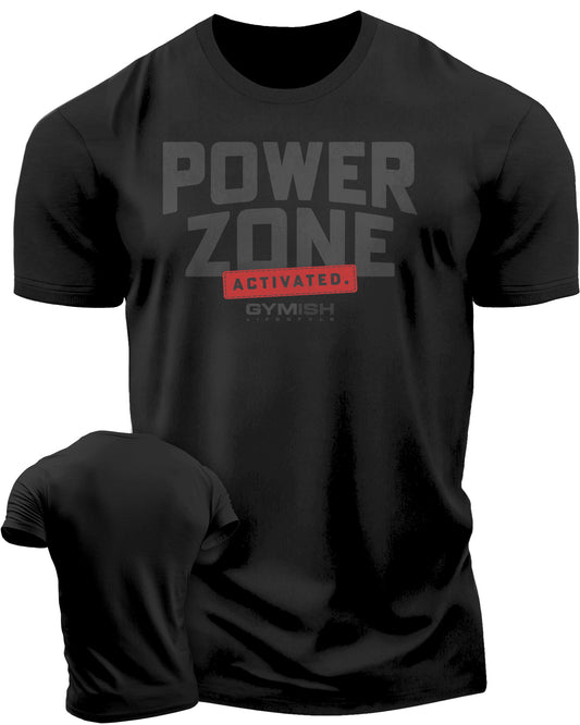 150. Activated Funny Motivational Workout Gym T-Shirt for Men T-Shirt Black On Black T-Shirt GYMISH LIFESTYLE