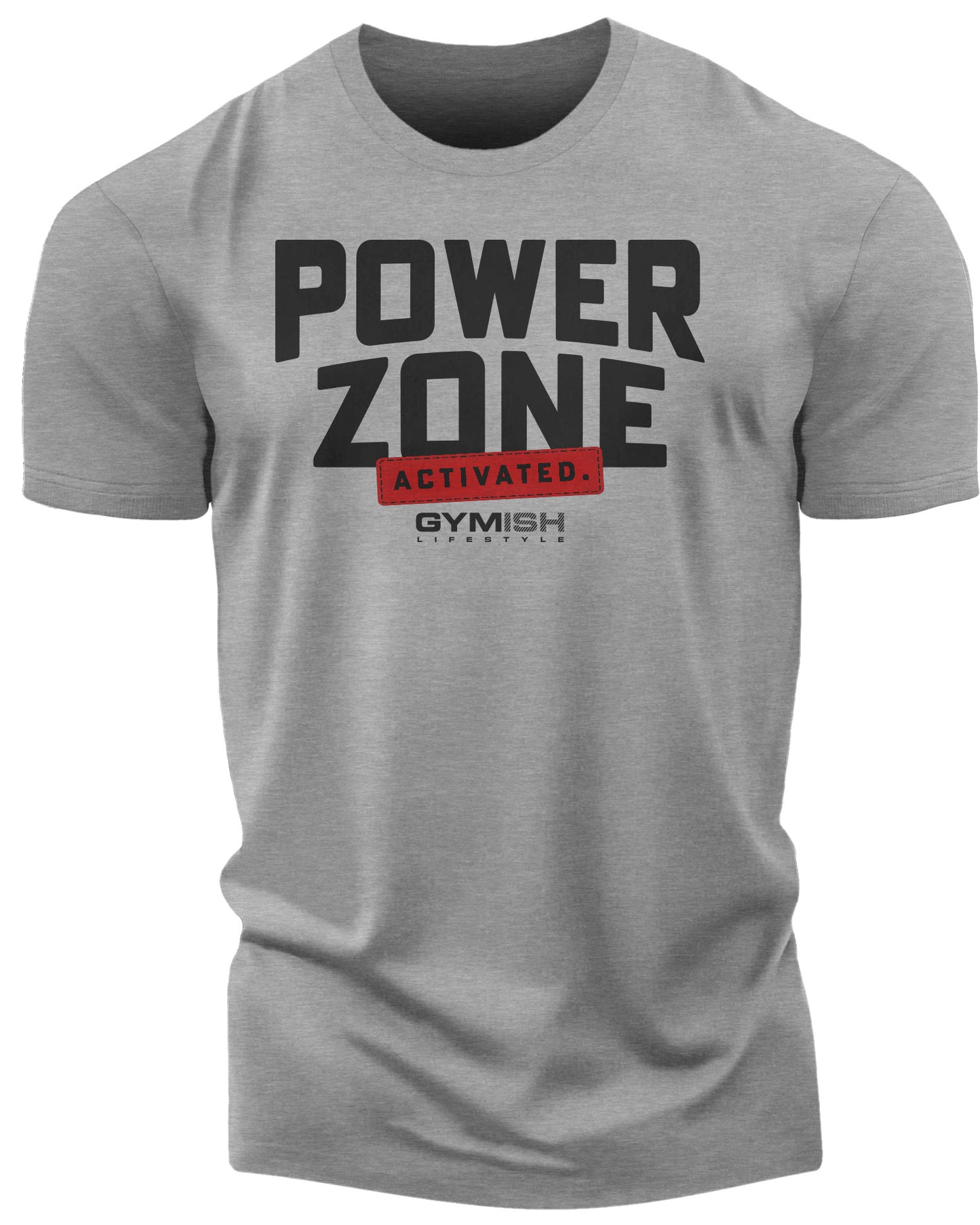 150. Activated Funny Motivational Workout Gym T-Shirt for Men T-Shirt Heather Grey T-Shirt GYMISH LIFESTYLE