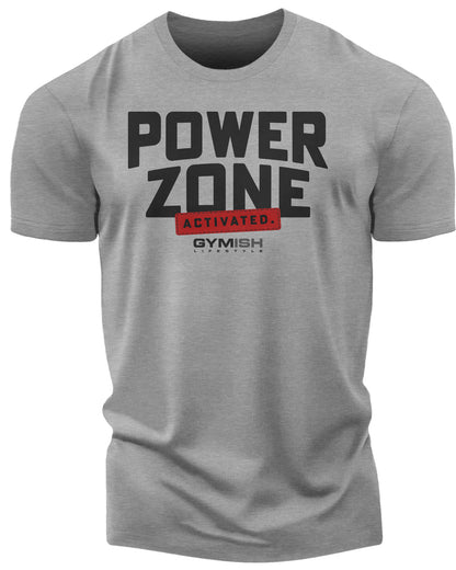 150. Activated Funny Motivational Workout Gym T-Shirt for Men T-Shirt Heather Grey T-Shirt GYMISH LIFESTYLE