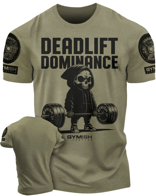 095-Deadlift Dominance Workout T-Shirt For Men