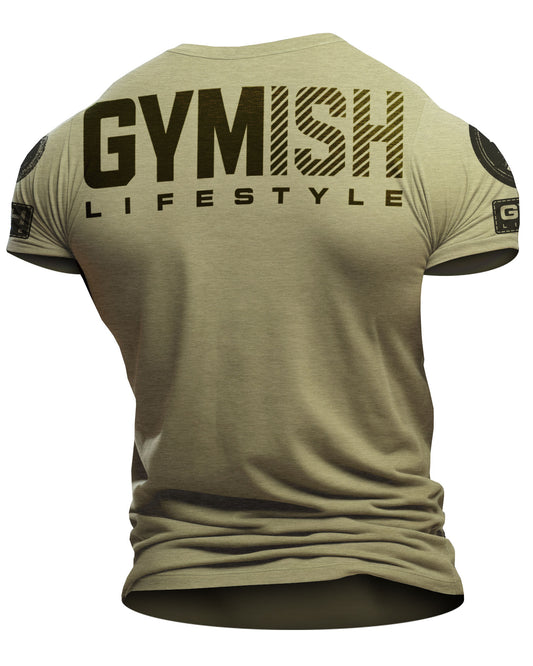 091. Gymish Lifestyle Motivational Gym Shirt (Back)