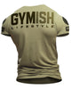 091. Gymish Lifestyle Back design Funny Workout Gym T-Shirt for Men