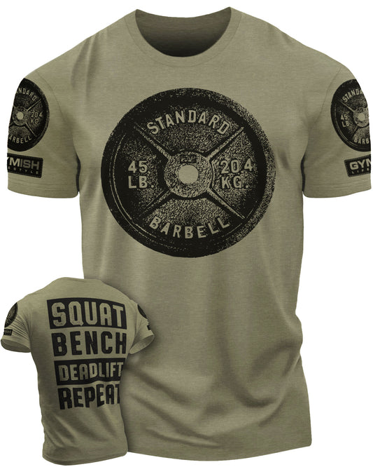 001. SQUAT, BENCH, DEADLIFT Gym T-Shirt