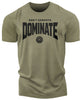 154. Dominate Funny Motivational Workout Gym T-Shirt for Men