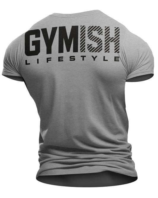 091. Gymish Lifestyle Motivational Gym Shirt (Back)