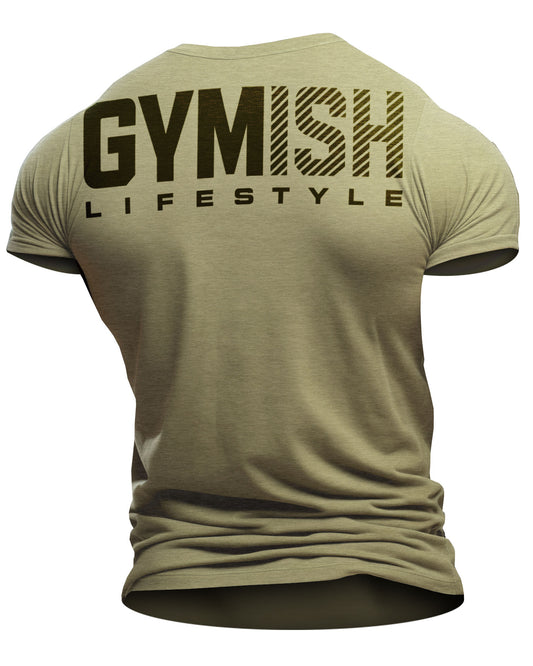 091. Gymish Lifestyle Motivational Gym Shirt (Back)