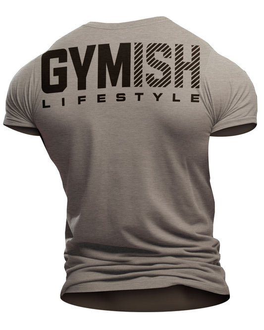 091. Gymish Lifestyle Motivational Gym Shirt (Back)