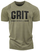 134. Grit Funny Motivational Workout Gym T-Shirt for Men