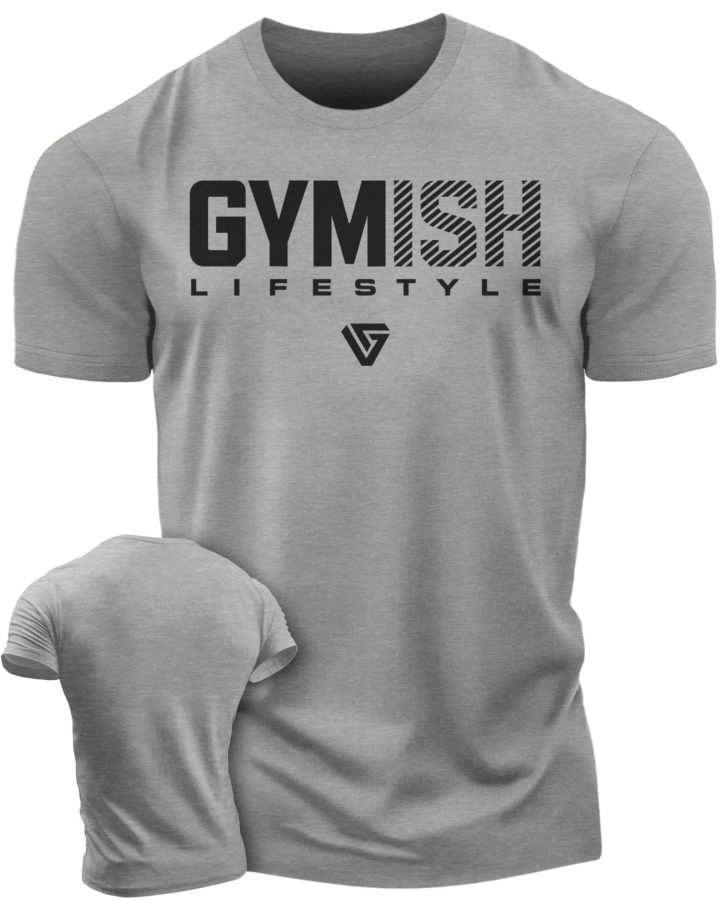 047. Gymish Lifestyle Funny Motivational Workout Gym T-Shirt for Men