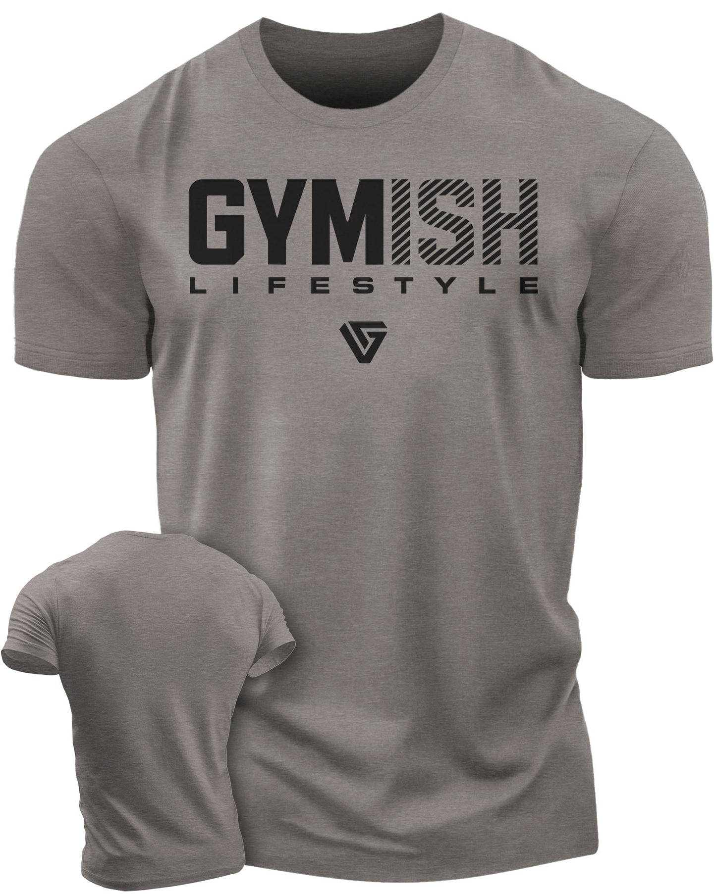 047. Gymish Lifestyle Funny Motivational Workout Gym T-Shirt for Men