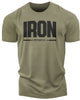 136. Iron Funny Motivational Workout Gym T-Shirt for Men