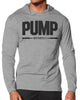 132. Pump Lightweight Long Sleeve Hooded T-shirt for Men
