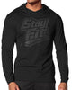 131. Stay Fit Lightweight Long Sleeve Hooded T-shirt for Men