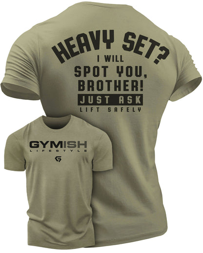 043. Spotter Workout T-Shirt