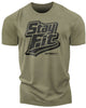 131. Stay Fit Funny Motivational Workout Gym T-Shirt for Men