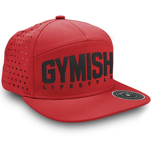 Gymish Lifestyle Workout Gym Hats for Men GYMISH-HAT-RED Hat GYMISH LIFESTYLE