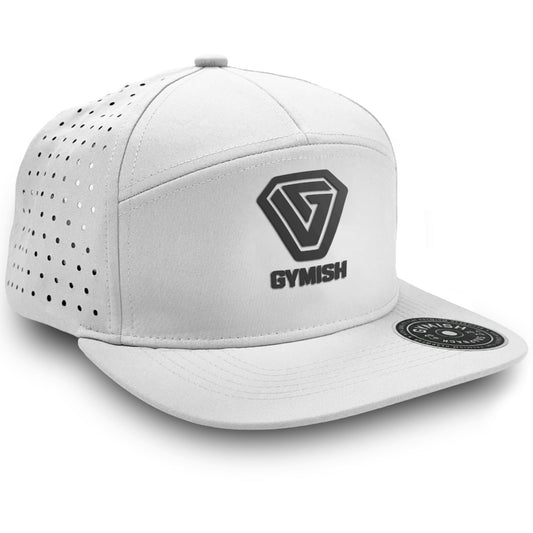 Gymish Workout Gym Hats for Men GYMISH-HAT-WHITE Hat GYMISH LIFESTYLE