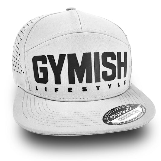 Gymish Lifestyle Workout Gym Hats for Men GYMISH-HAT-WHITE Hat GYMISH LIFESTYLE