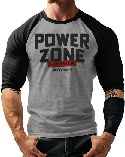 150. RAGLAN Activated Funny Workout Gym T-Shirt for Men T-Shirt GYMISH LIFESTYLE