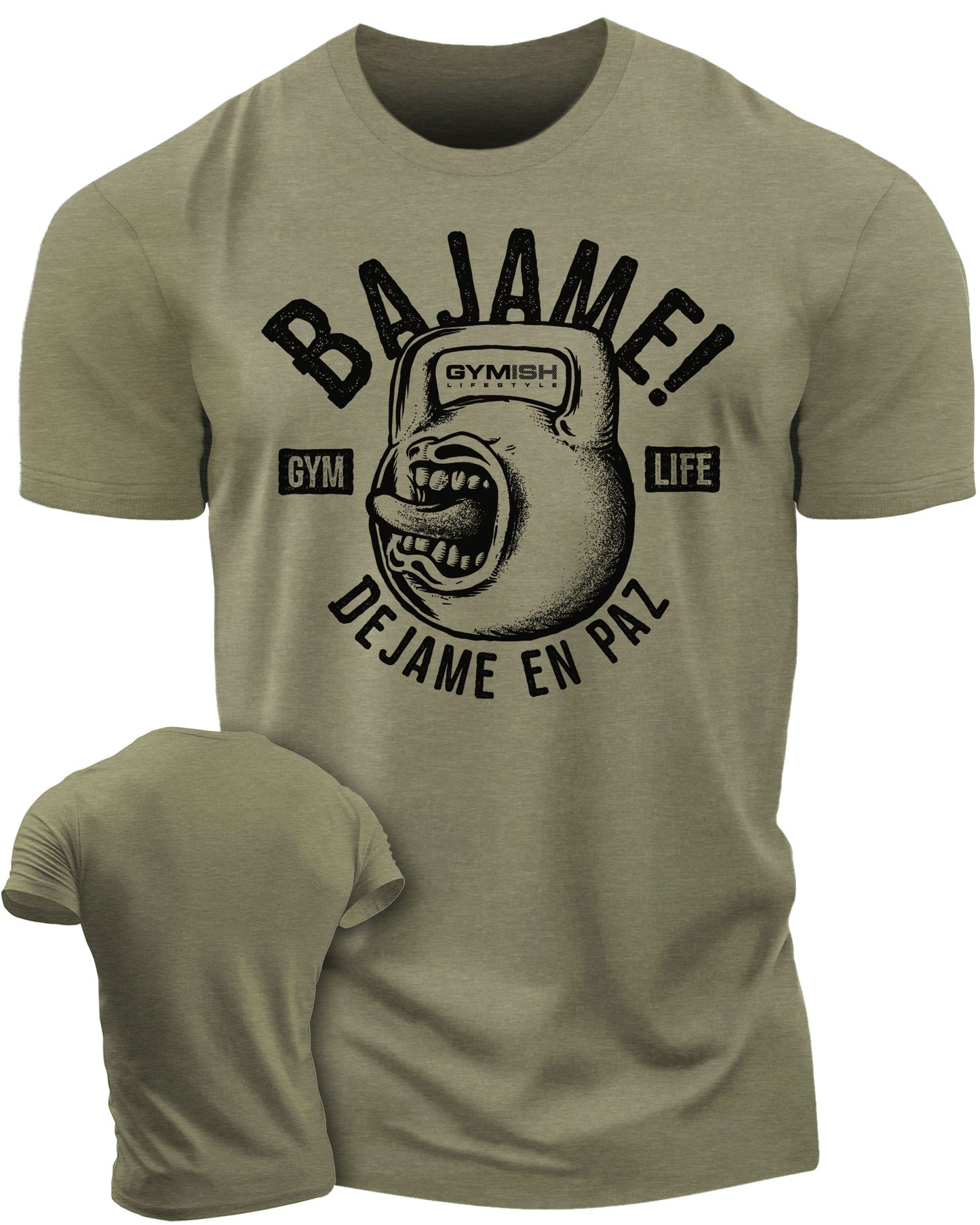 Bajame! Dejame en paz Workout Gym T-Shirt Funny Gym Shirt for Men Camiseta de gimnasio de entrenamiento
