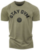 130. Stay Gym Funny Motivational Workout Gym T-Shirt for Men