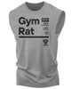 105. Gym Rat Workout Muscle Tank Top for Men