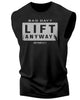 149. Lift Anyway Workout Funny Muscle Tank Top for Men