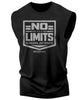 155. No Limits Workout Funny Muscle Tank Top for Men