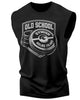 147. Old School Workout Funny Muscle Tank Top for Men