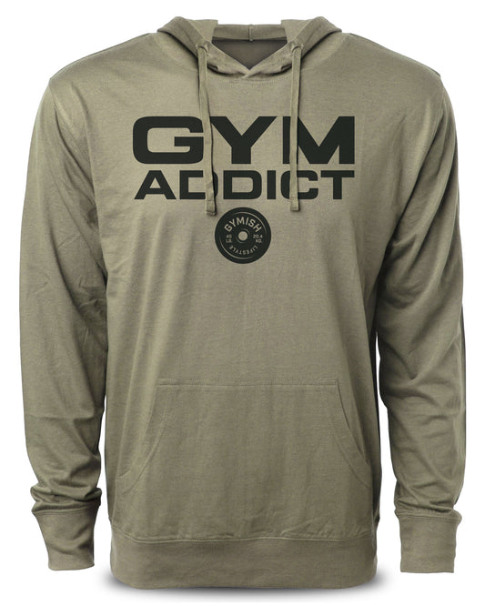 Iron Gym Addict Workout Hoodies Funny Hoodies Gym Sweatshirt Lifting Pullover