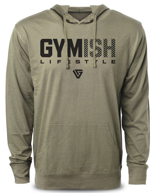 047. Gymish Lifestyle Funny Workout Hoodie for Men