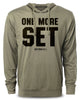 018. One More Set Funny Workout Hoodie for Men