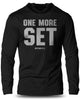 018. One More Set Lightweight Long Sleeve Hooded T-shirt for Men