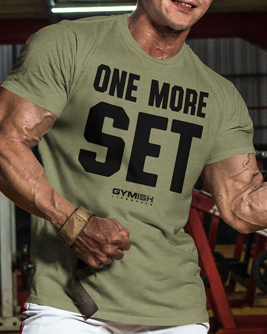 018. One More Set Workout T-Shirt - Gymish - - #Gym Shirts# - - #Workout T-Shirts#