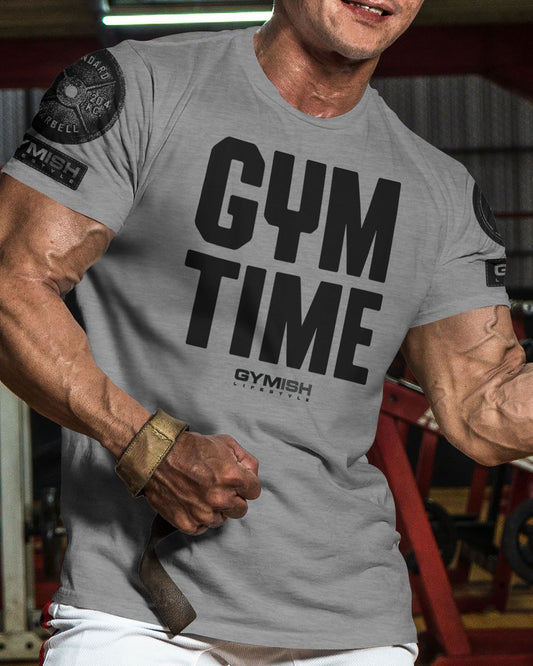 019. GYM TIME - I'll BE BACK Workout T-Shirt - Gymish - - #Gym Shirts# - - #Workout T-Shirts#