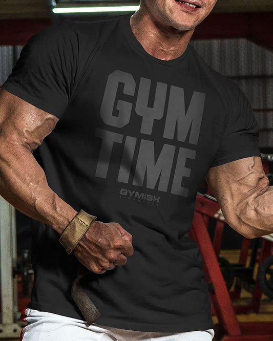 019. GYM TIME - I'll BE BACK Workout T-Shirt - Gymish - - #Gym Shirts# - - #Workout T-Shirts#