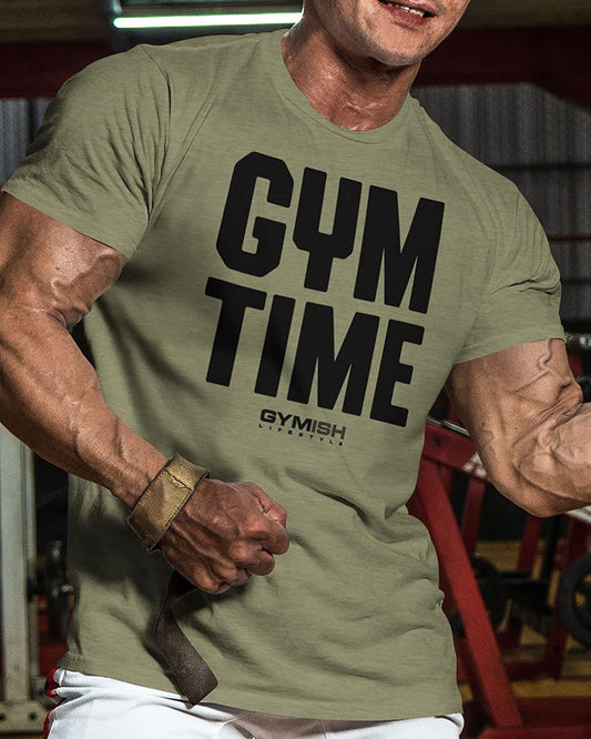 019. GYM TIME - I'll BE BACK Workout T-Shirt - Gymish - - #Gym Shirts# - - #Workout T-Shirts#