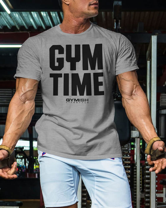 019. GYM TIME - I'll BE BACK Workout T-Shirt - Gymish - - #Gym Shirts# - - #Workout T-Shirts#