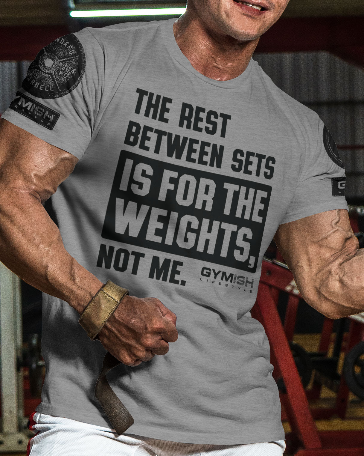 109. Rest Between Sets Funny Motivational Workout Gym T-Shirt for Men T-Shirt GYMISH LIFESTYLE