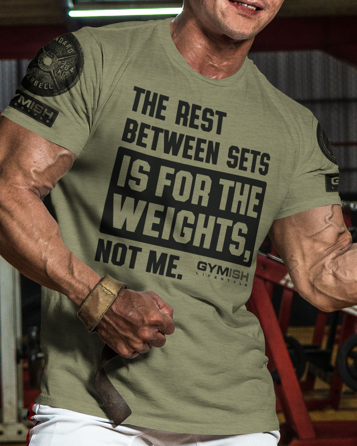 109. Rest Between Sets Funny Motivational Workout Gym T-Shirt for Men T-Shirt GYMISH LIFESTYLE