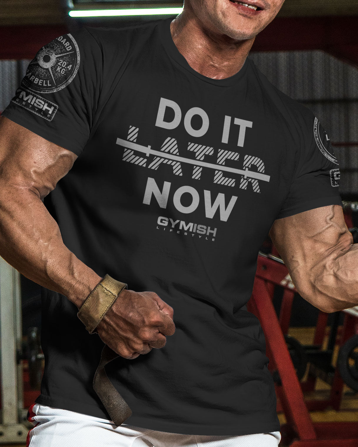 157. Do It Now Funny Motivational Workout Gym T-Shirt for Men T-Shirt GYMISH LIFESTYLE