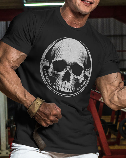 122. Pain Shapes Funny Motivational Workout Gym T-Shirt for Men T-Shirt GYMISH LIFESTYLE
