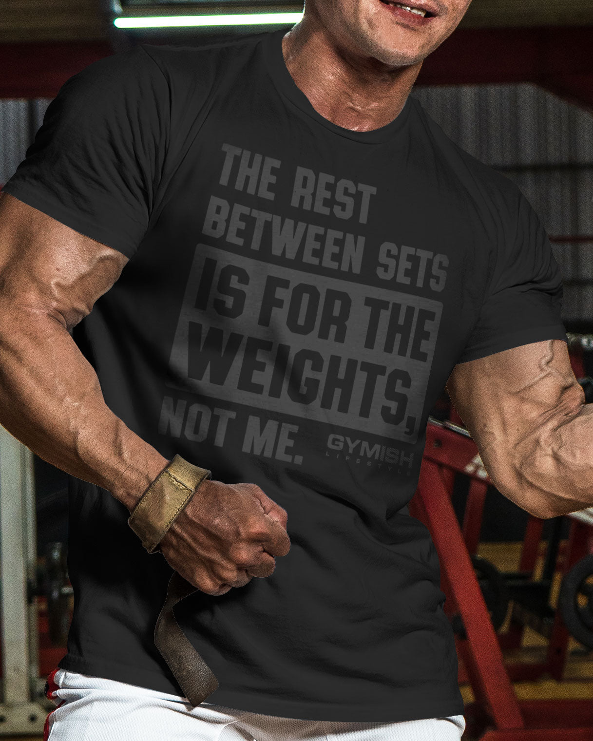 109. Rest Between Sets Funny Motivational Workout Gym T-Shirt for Men T-Shirt GYMISH LIFESTYLE