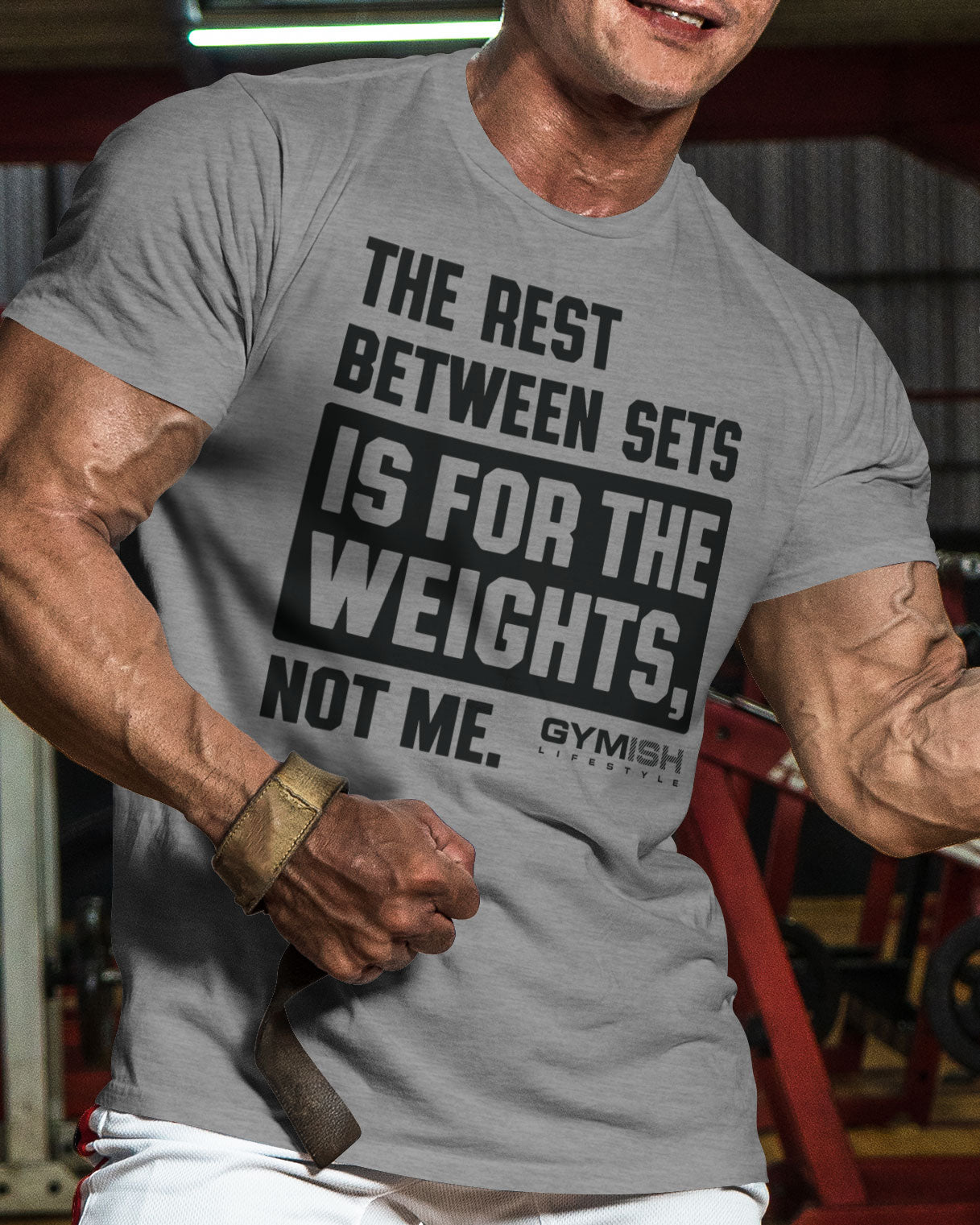 109. Rest Between Sets Funny Motivational Workout Gym T-Shirt for Men T-Shirt GYMISH LIFESTYLE