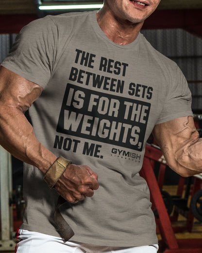 109. Rest Between Sets Funny Motivational Workout Gym T-Shirt for Men T-Shirt GYMISH LIFESTYLE