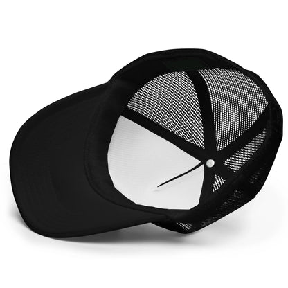 GYMISH Dumbbell Gym Hat for Men, Weight Plate Patch Snapback, 6 Panel Laser Vented Workout Cap