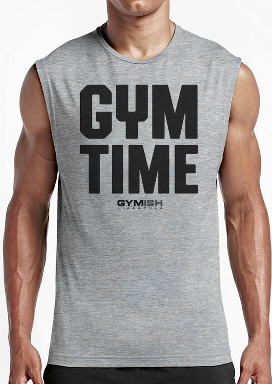 019. GYM TIME Workout Muscle Tank Top for Men